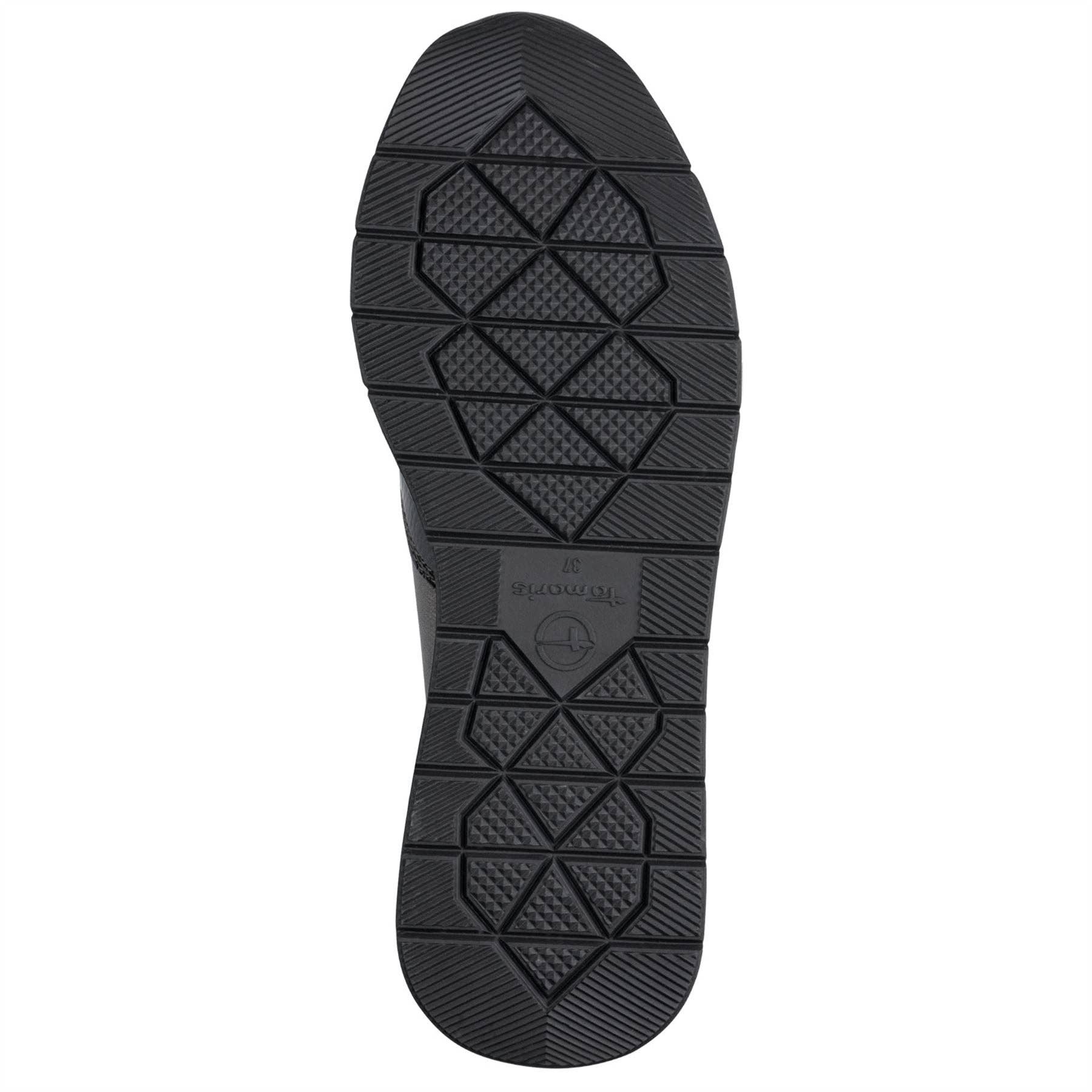 Tamaris Womens Pewter Silver Pink Fashion Lace-up Zipped Sneakers Trainers for wholesale on Faire5