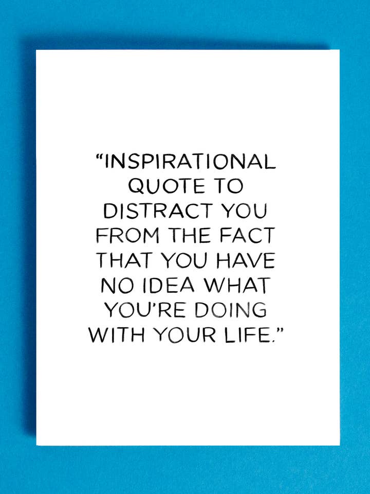 Tarjeta de cotización inspiradora para venta al por mayor de Smitches