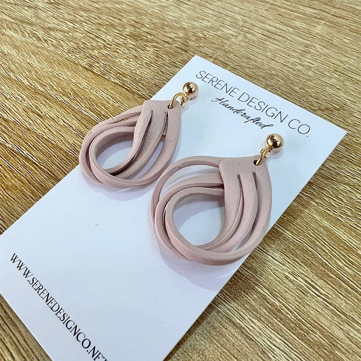 Serene Design Co. - Wholesale Dangle Earrings - Leather Dupe Loop Earrings7