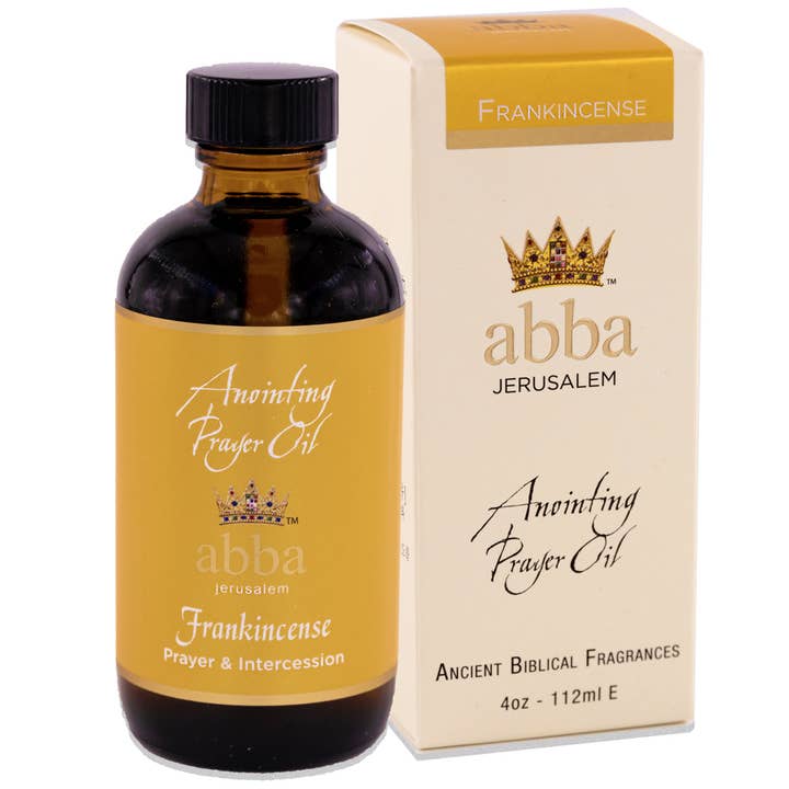 Frankincense Prayer Oil - 4oz for wholesale by Abba Christian Products