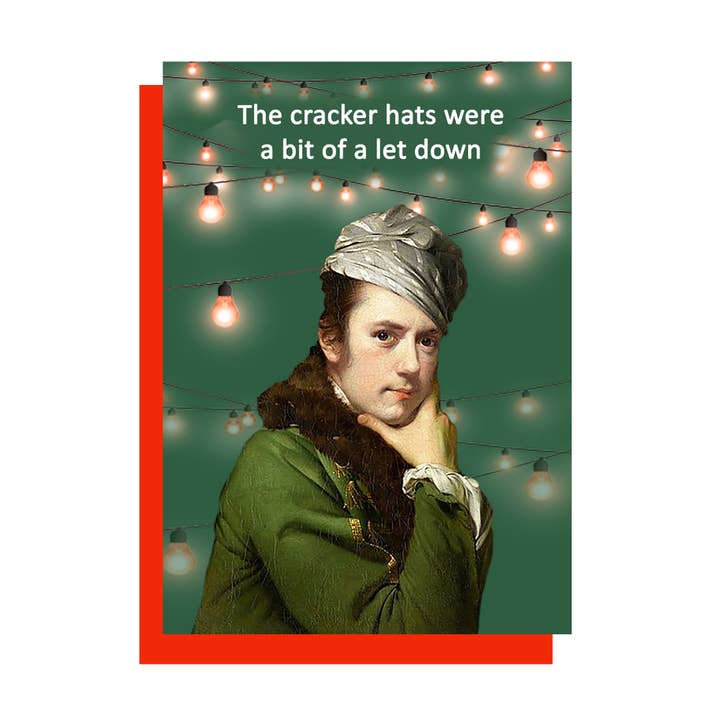 Party Hats Christmas Card (SKU: BBX24) for wholesale by Go La La