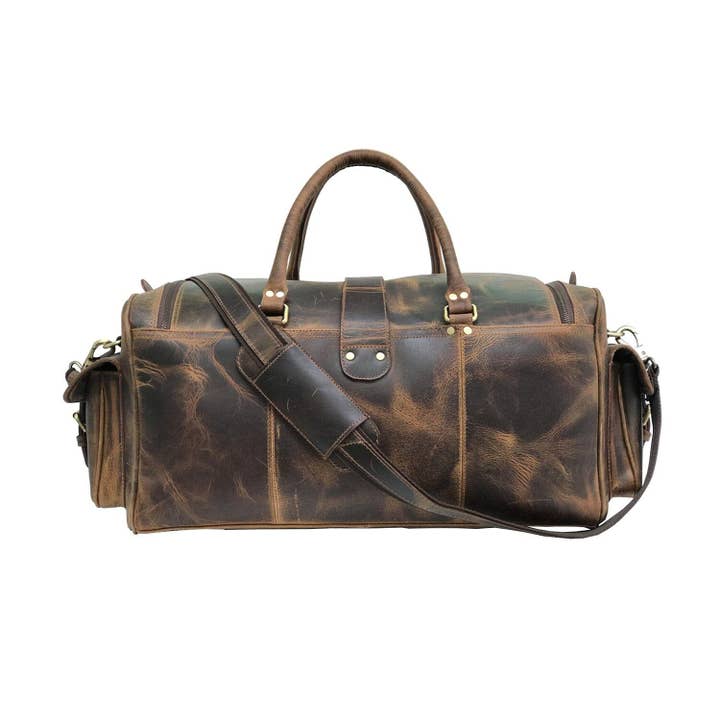 Classy Leather Bags - Wholesale Weekender Bag - Men's - Roosevelt Buffalo Weekender3