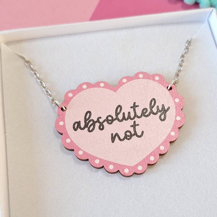 Anti Valentines Necklace, Colorful Statement Necklace
for wholesale by Prickle People