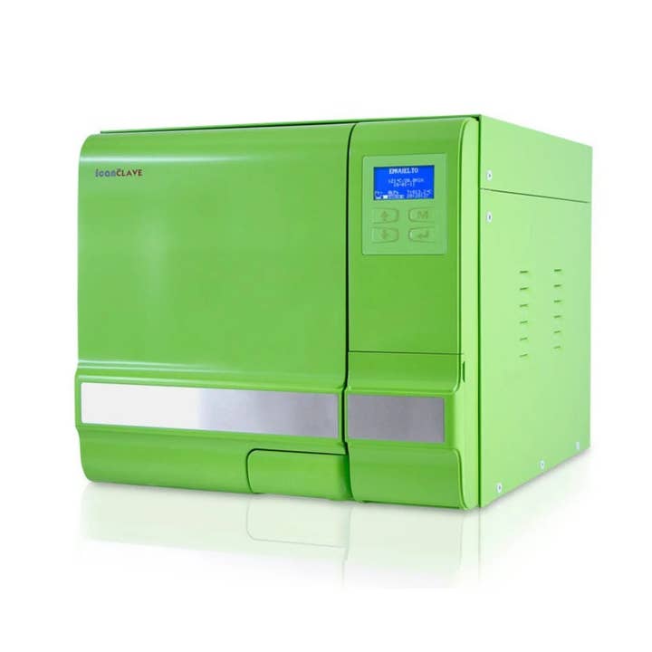 Autoclave 18 Litres Classe B avec USB Vert pour la vente par My Podologie