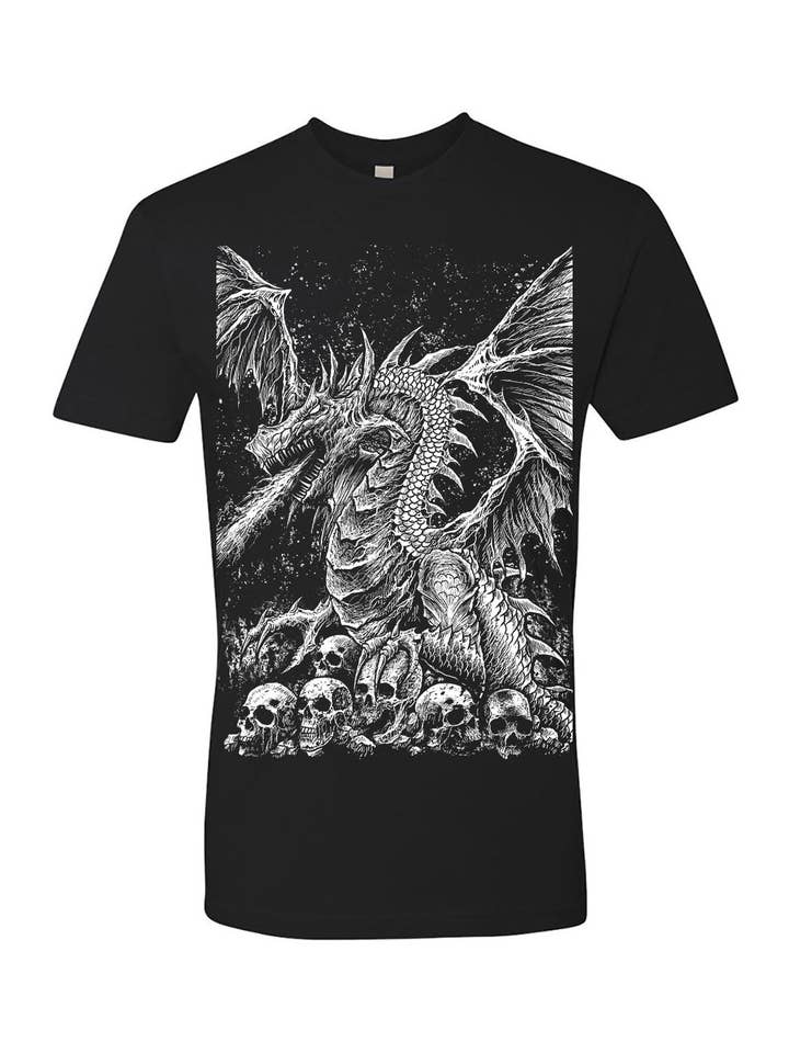vampirefreaks – Engroshandel Grafisk t-shirt - Unisex – Dragon's Lair T-shirt i flere stilarter15