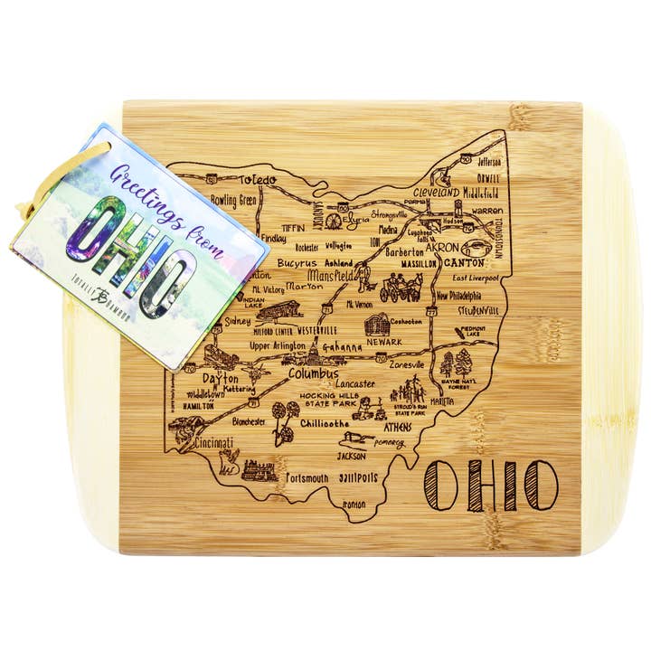 Totally Bamboo - Venta al por mayor Tablas de cortar - Una rebanada de vida Tabla de cortar y charcutería de Ohio1