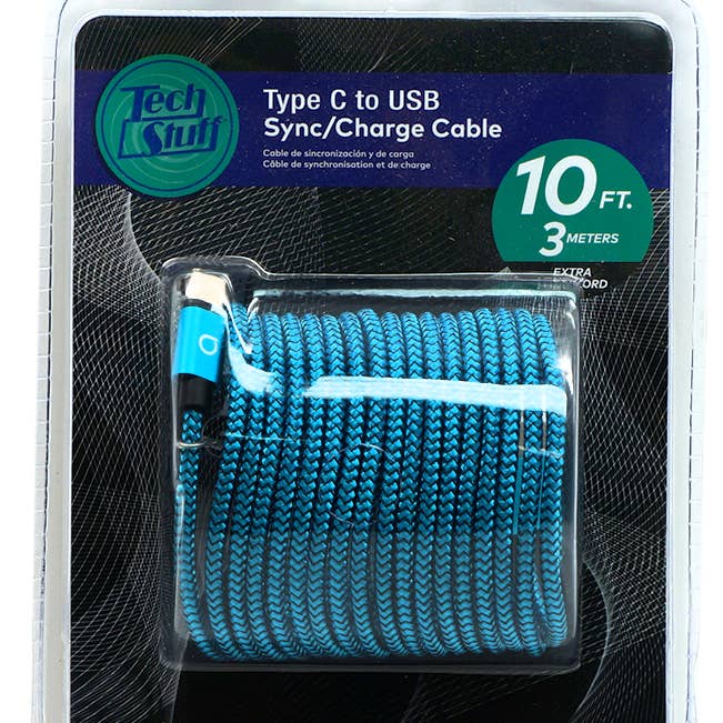 TYPE-C USB SCALES CORD OVAL CLAMSHELL 10FT/3M for wholesale by iTech361
