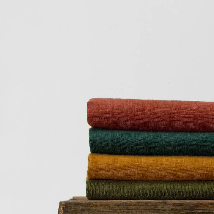 Soundsleep - Vente Serviettes de table en tissu - Serviettes en lin, vert olive8