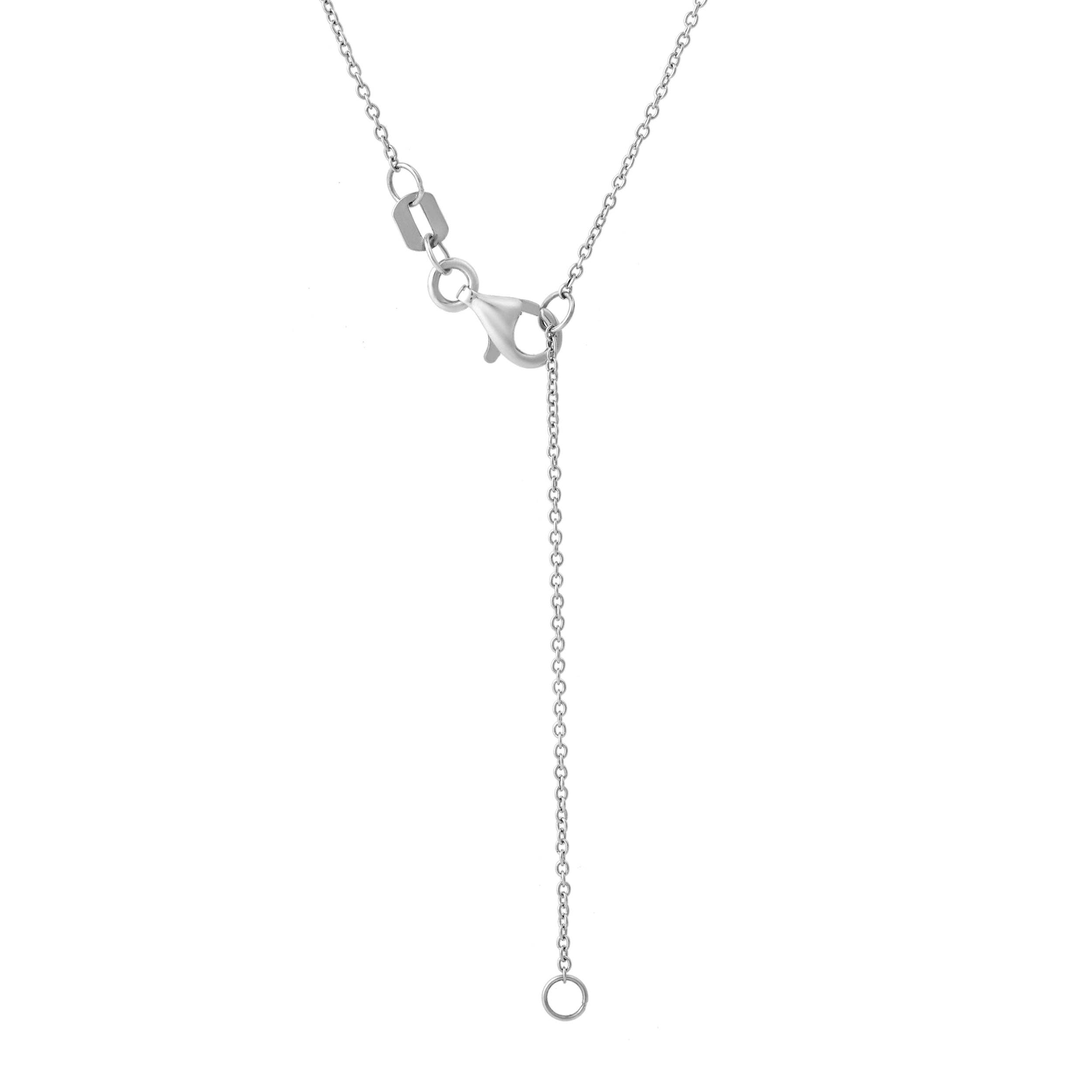 LuvMyJewelry (LMJ) - Wholesale Pendant/Charm Necklace - Oryssa 14K White Gold Lab Grown Diamond Necklace – 0.75 Ct3