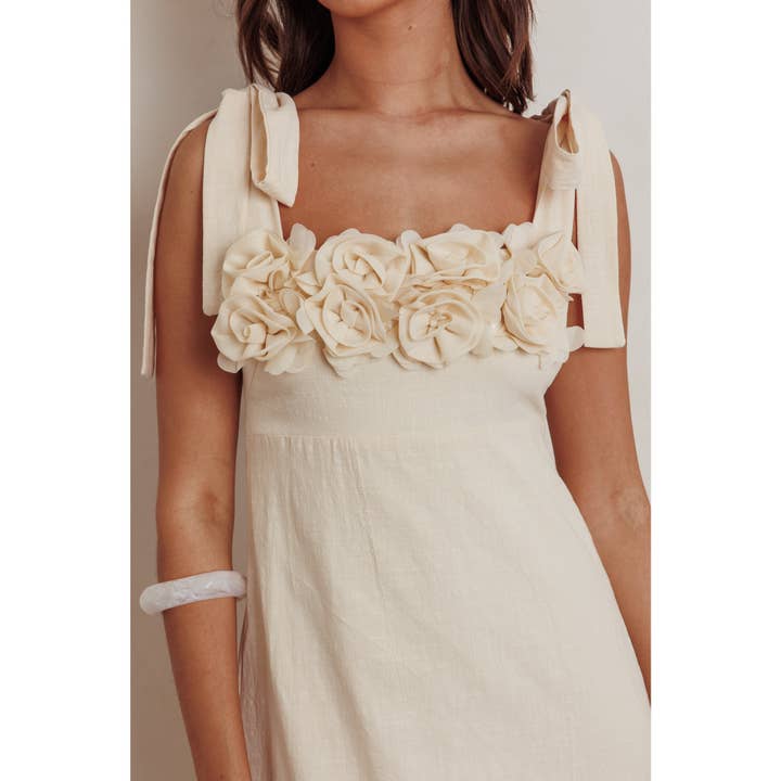One and Only Collective - Wholesale Dress - Women's - SHOULDER STRAP WOVEN MAXI DRESS