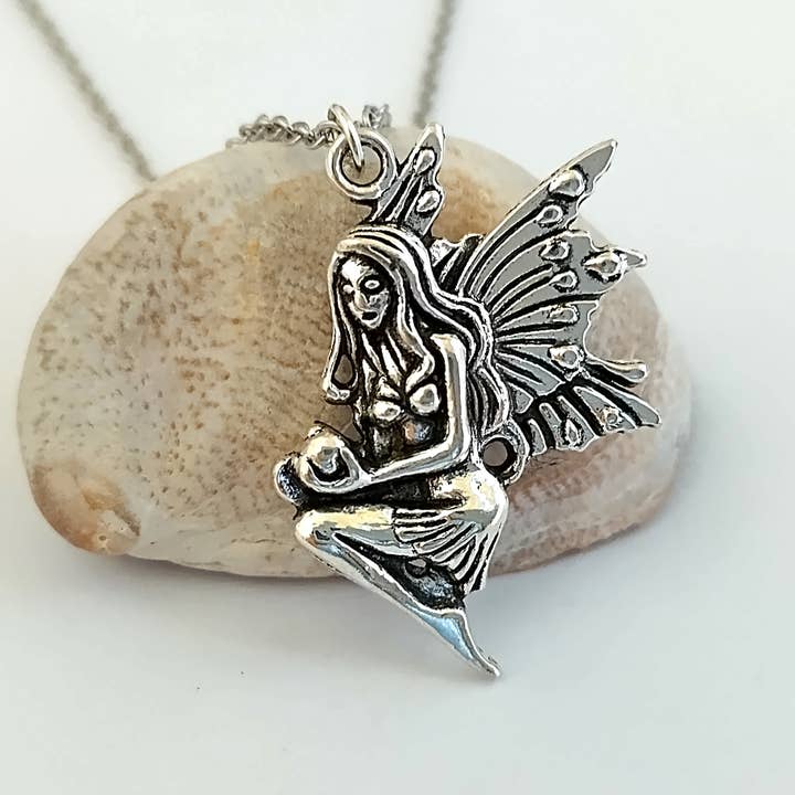 Whimsical Fairy Necklace, Mystical Jewelry for wholesale by Piccadilly Pendants
