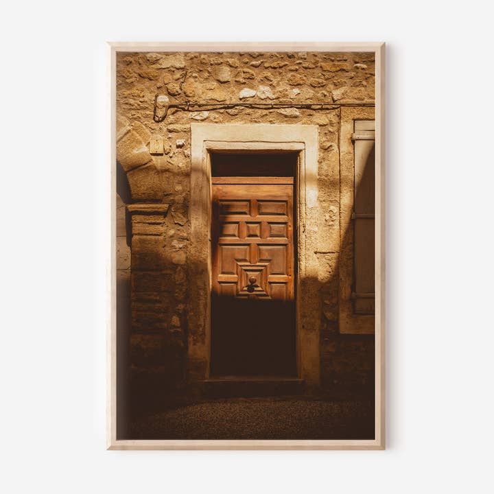 Provencal French Door Fine Art Matte Print (Unframed) for wholesale by The Weithouse Print Shop