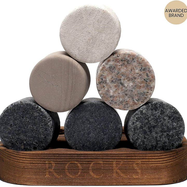 ROCKS Whiskey Chilling Stones - Wholesale Cocktail/Liquor Glass - The Connoisseur's Set - Twist Whiskey Glass Edition4