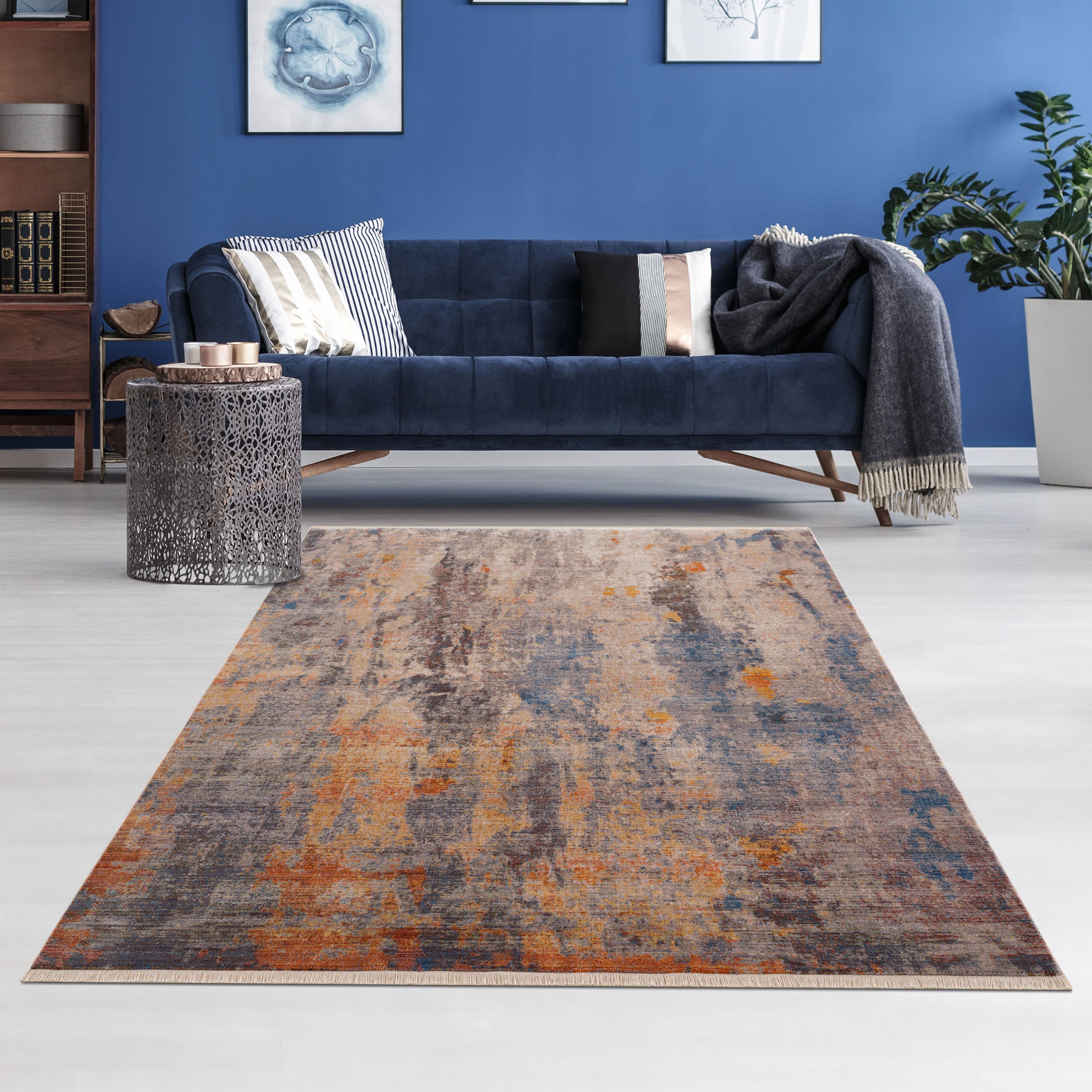 LR Home - Wholesale Area Rug - Modern Distressed Abstract Area Rug7