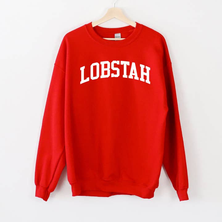 Lobstah Varsity Crew (sudadera estampada con cuello redondo) para venta al por mayor de Unsalted Lifestyle Co.