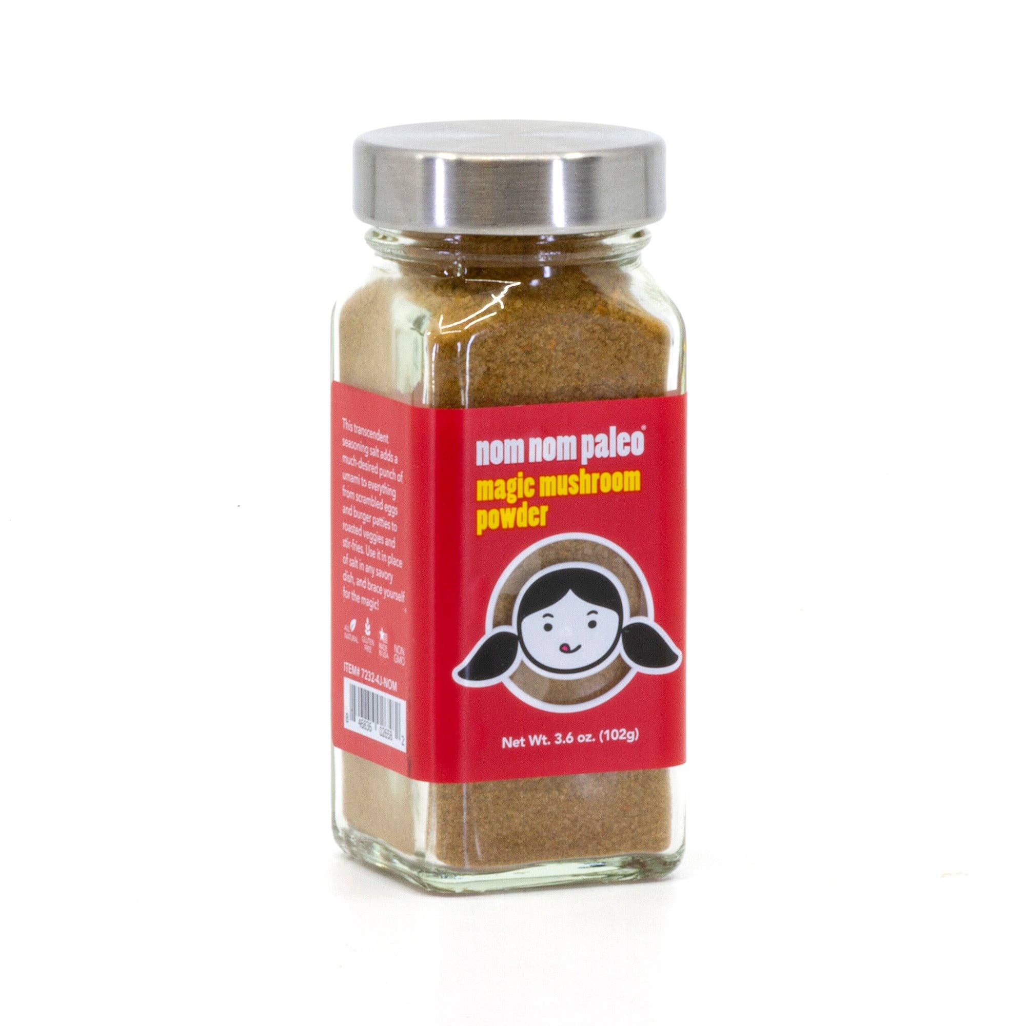 THE SPICE LAB - Wholesale Dried Spice Mix - Nom Nom Paleo Magic Mushroom Powder - Case of 60