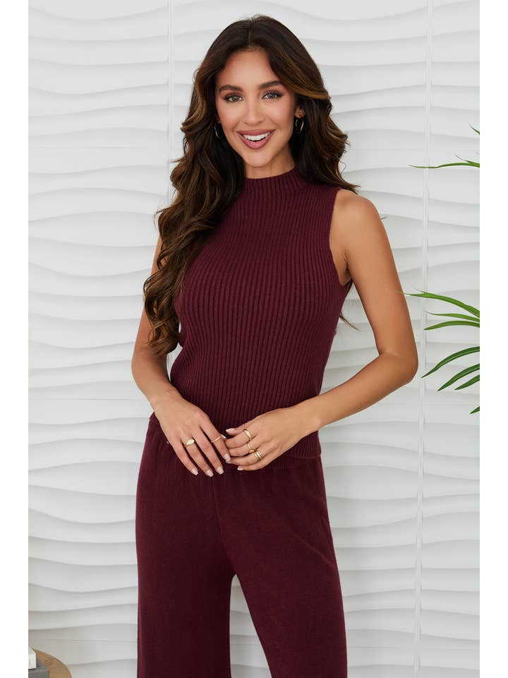 MILIO MILANO - Vente Haut en maille â femme - COQUILLE CĂTELĂE EN VISCOSE SANS MANCHES (330117/37715)25