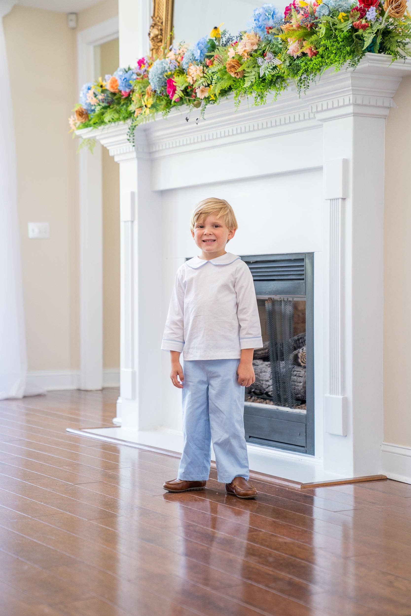 The Oaks Apparel Company - Wholesale Top & Pant Set - Kids - Jason Blue Kid's Pants Set2