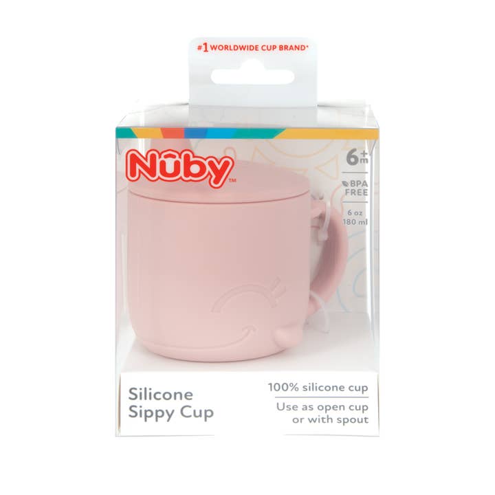 Nuby - Wholesale Drinking Glass/Cup - Kids & Baby - 100% All Silicone 6oz Sippy Cup10