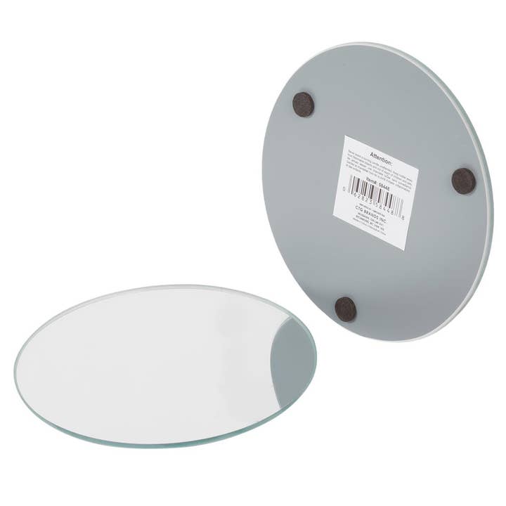 Truu Design - Wholesale Decorative Plate/Dish/Bowl - Truu Design 5"D Mirror Candle Plate2