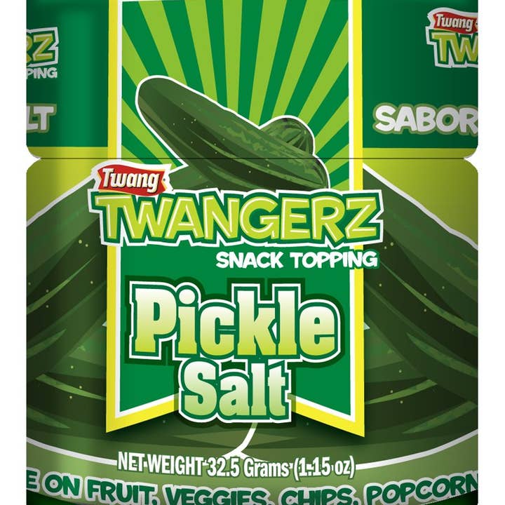Shop The King - Vente Mélanges d'épices séchées - Twangerz Assaisonnement au Sel de Cornichon, Saupoudreur de 32,6 g (Lot de 10)