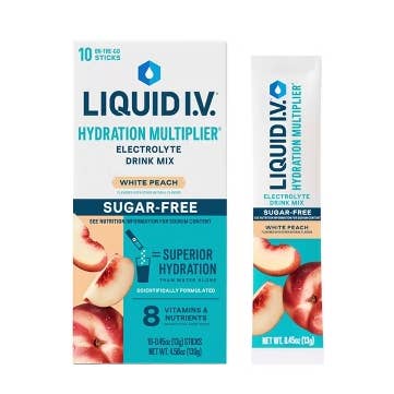 LIQUID IV HYD SUR FREE STICKS 10CT WHITE PEACH for wholesale by L&F Universal Goods