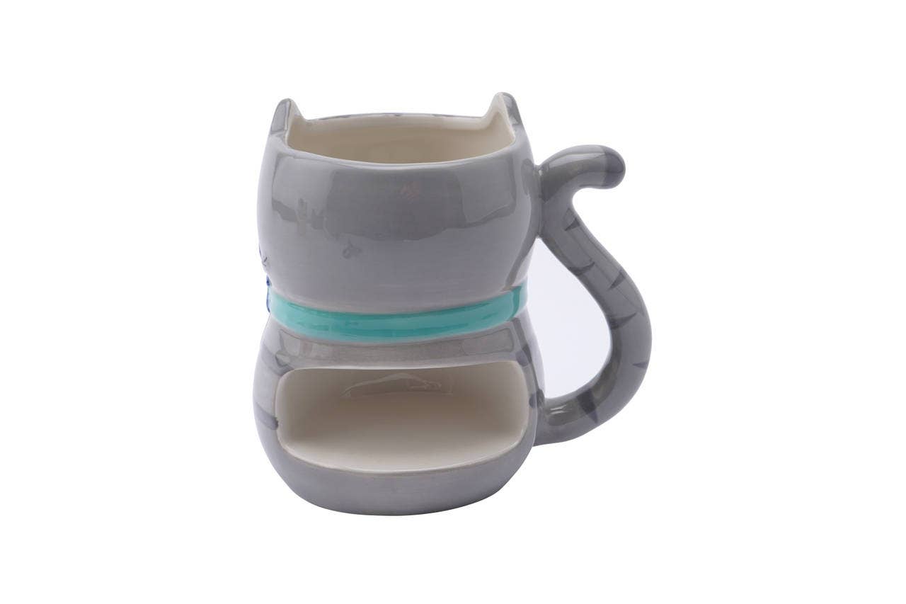 CGB Giftware – wholesale Coffee mug – Floral Prints Kitten Snack Mug1