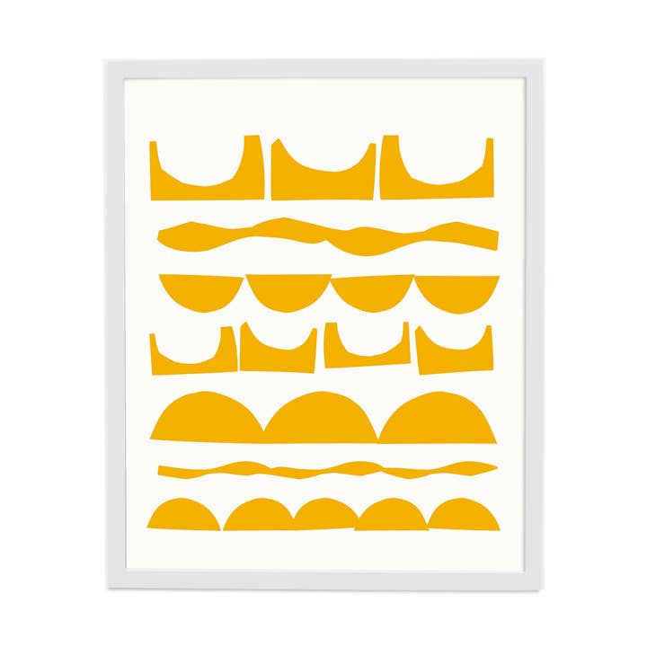 Stepping Stones (Sunshine) Art Print for wholesale by Ampersand Design Studio