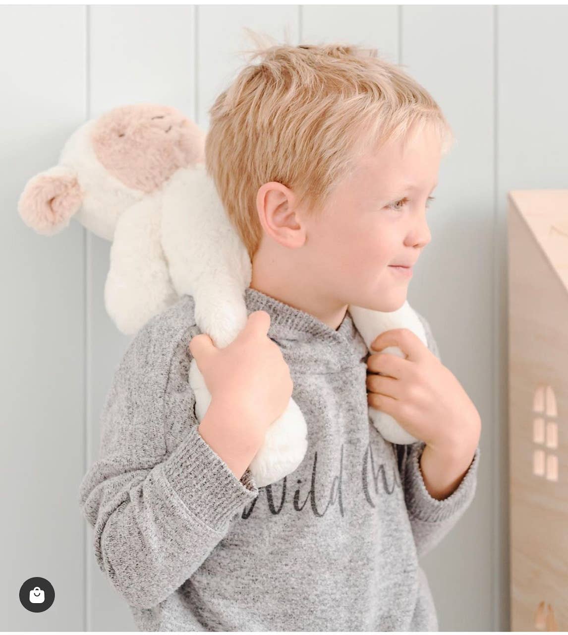 OB Designs - Wholesale Stuffed/Plush Toy - Kids & Baby - Lee Lamb Soft Toy 13.5"/34cm6