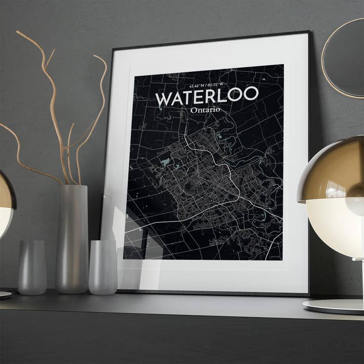 OurPoster.com - Wholesale Poster - Waterloo City Map Poster7