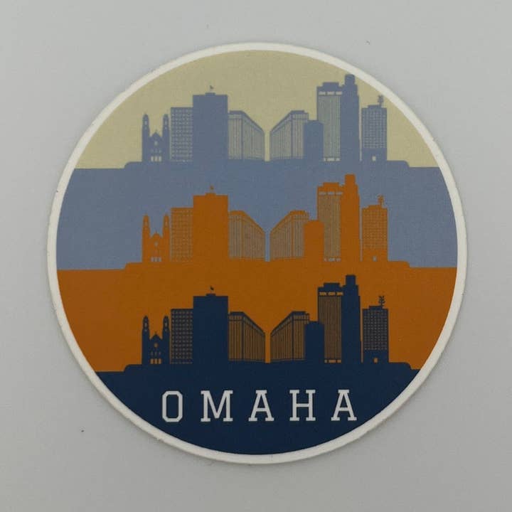 Omaha Multi Skyline klistermärke för wholesale av Corn 'N Raised