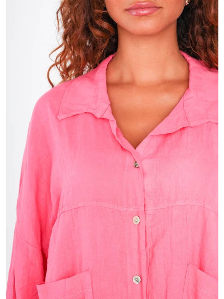 LINEN & COTTON HOUSE – wholesale Tröja med knappar – Dam – VISKOS LINNESKJORTA 45912 VÅRSOMMARKLÄDER22