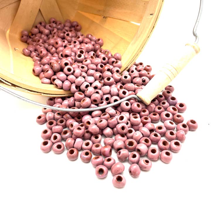 Perles en vrac - Dusty Rose pour la vente par Haiti Fair Trade- Papillon Marketplace