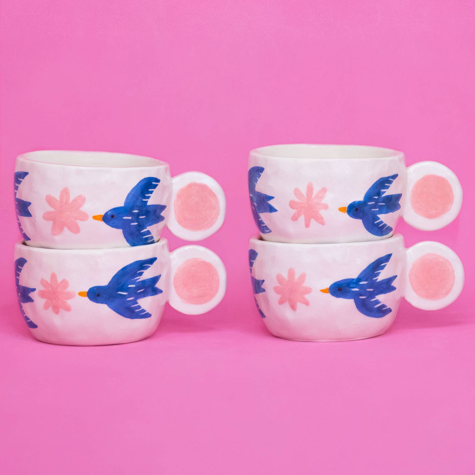 Ana Seixas - Wholesale Coffee Mug - Birds Ceramic Cup4