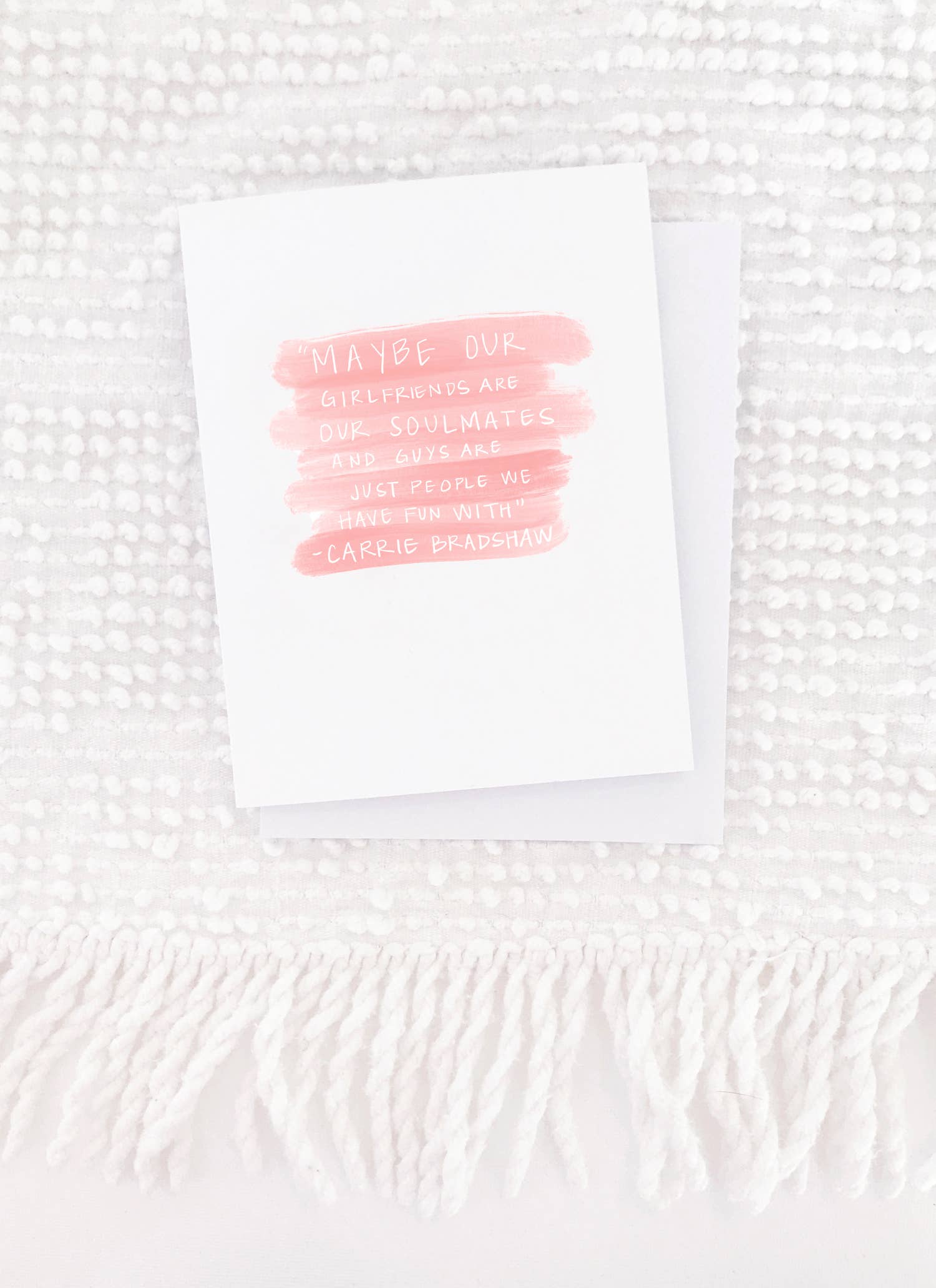 Maddon and Co - Wholesale Everyday Greeting Card - Carrie Bradshaw Card