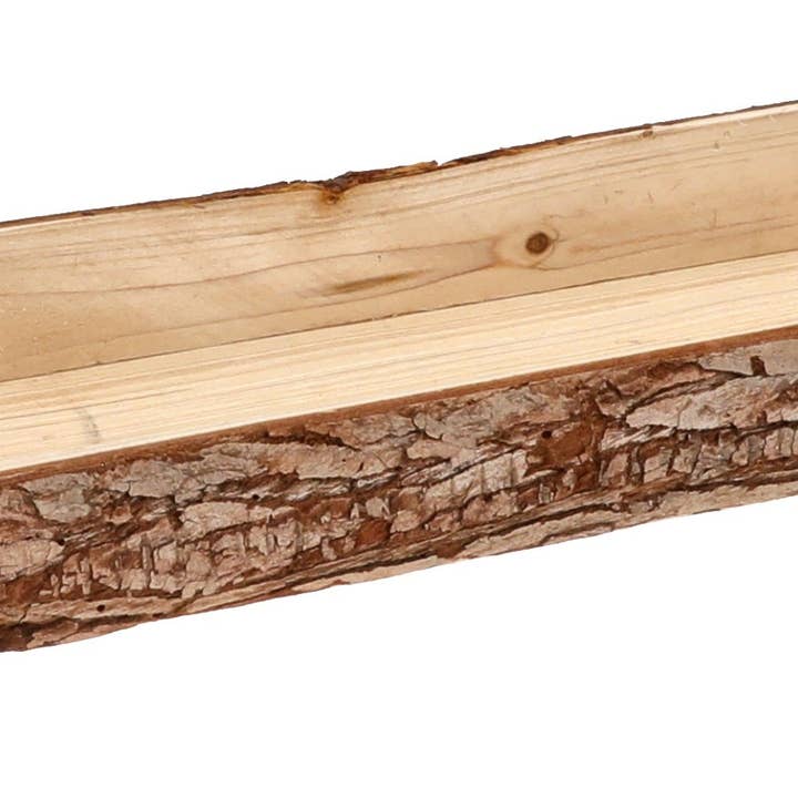 Meinposten – wholesale Decorative tray – Tray Wood Natural Tree Bark Decorative Board Wooden Tray Bowl Serving Board Oblong
