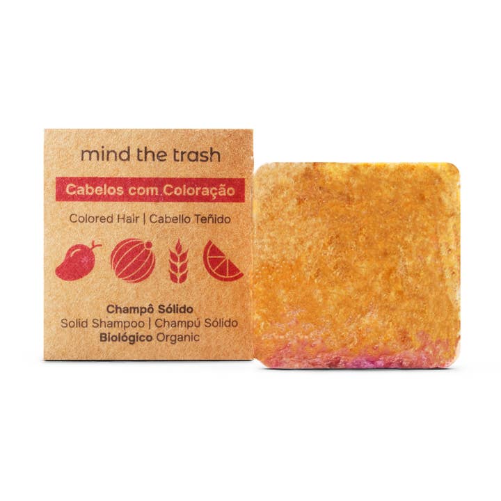 Shampoing solide pour cheveux colorés format voyage – Mind The Trash pour la vente par Mind the trash