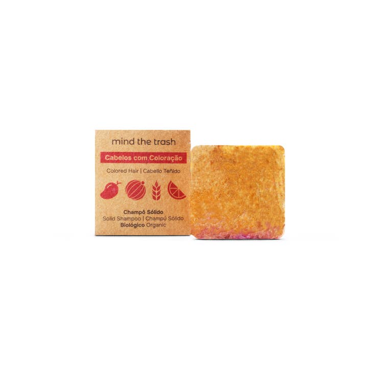 Mind the trash – wholesale Shampoo puck/solid shampoo – Solid Shampoo Colored Hair Travel Size – Mind The Trash