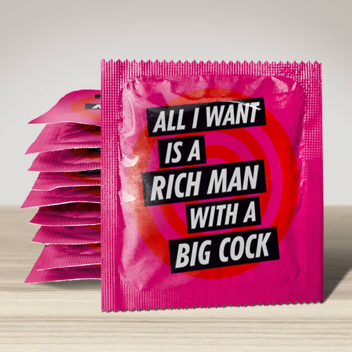 Condom : Préservatif: All I Want is Rich Man .... for wholesale by CALLVIN EU
