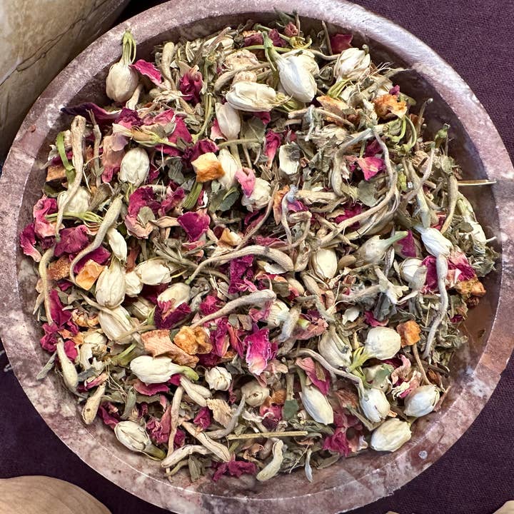 Aphrodite Invocation And Offering Herbal Blend, All Natural for wholesale by Triple Goddess Craft