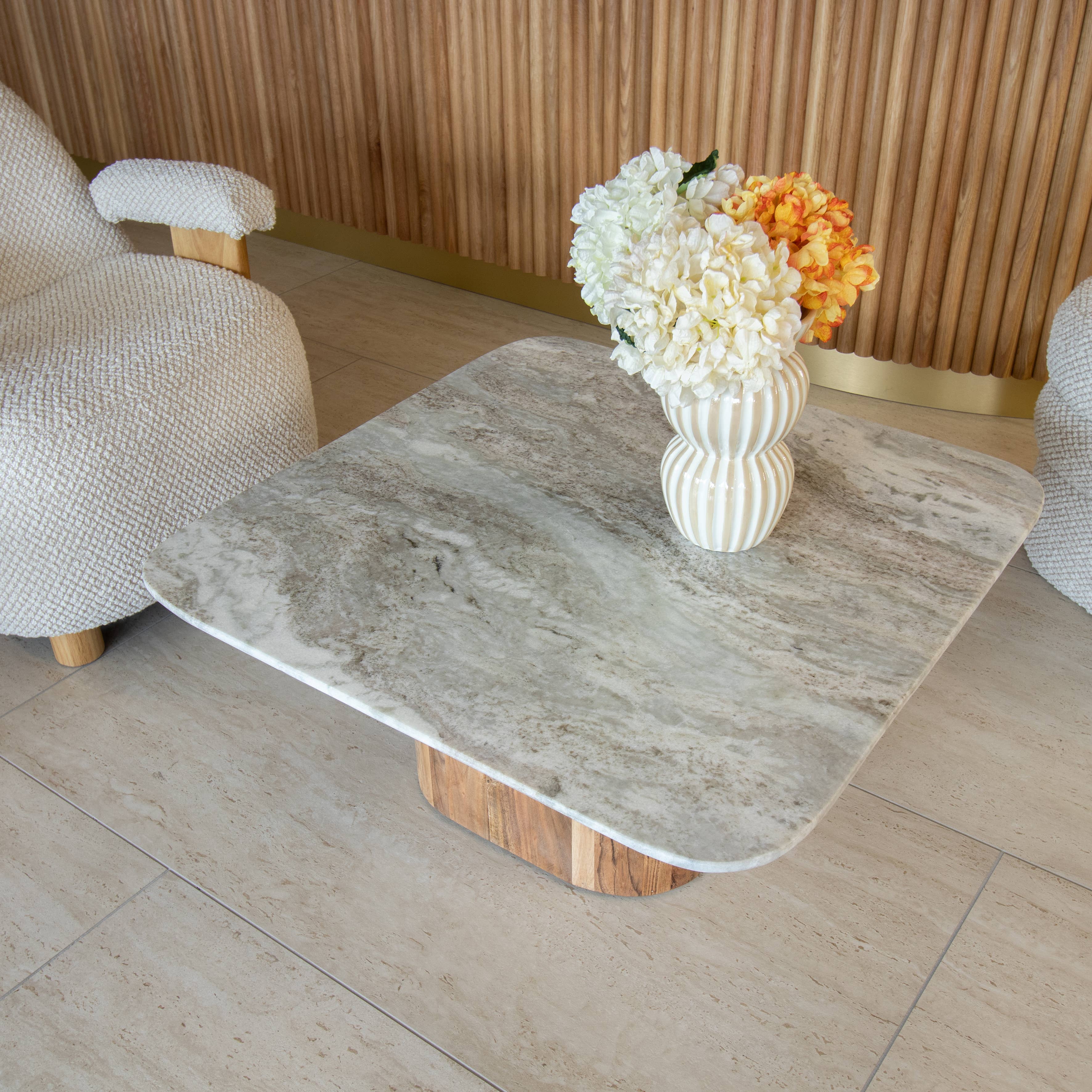 Now's Home - Wholesale Coffee Table - BERGEN GRAY MARBLE AND WOOD COFFEE TABLE 80X80X36CM4