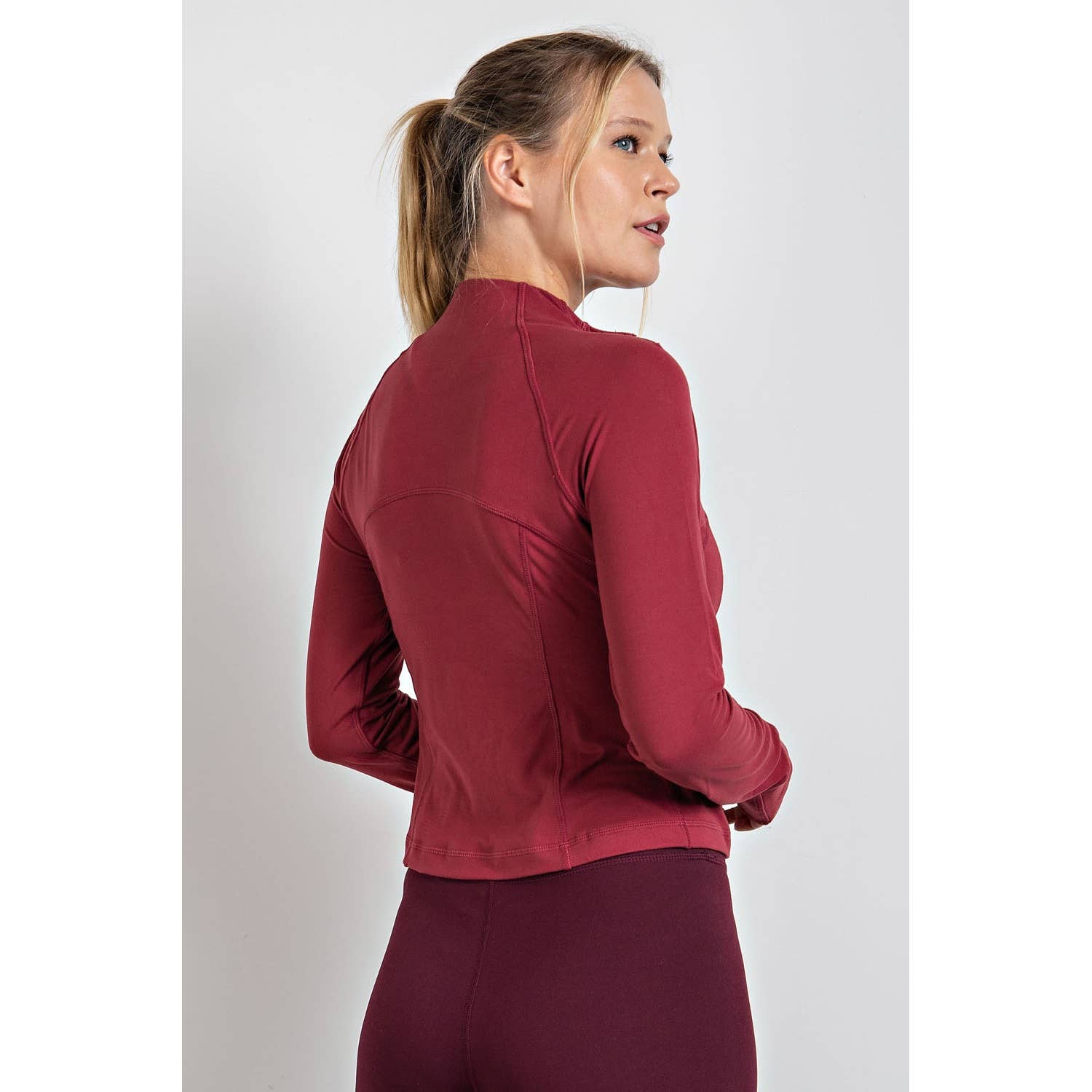 Rae Mode - Wholesale Athletic Jacket - Women's - BUTTER LONG SLEEVE CROP DEFINE JACKET37