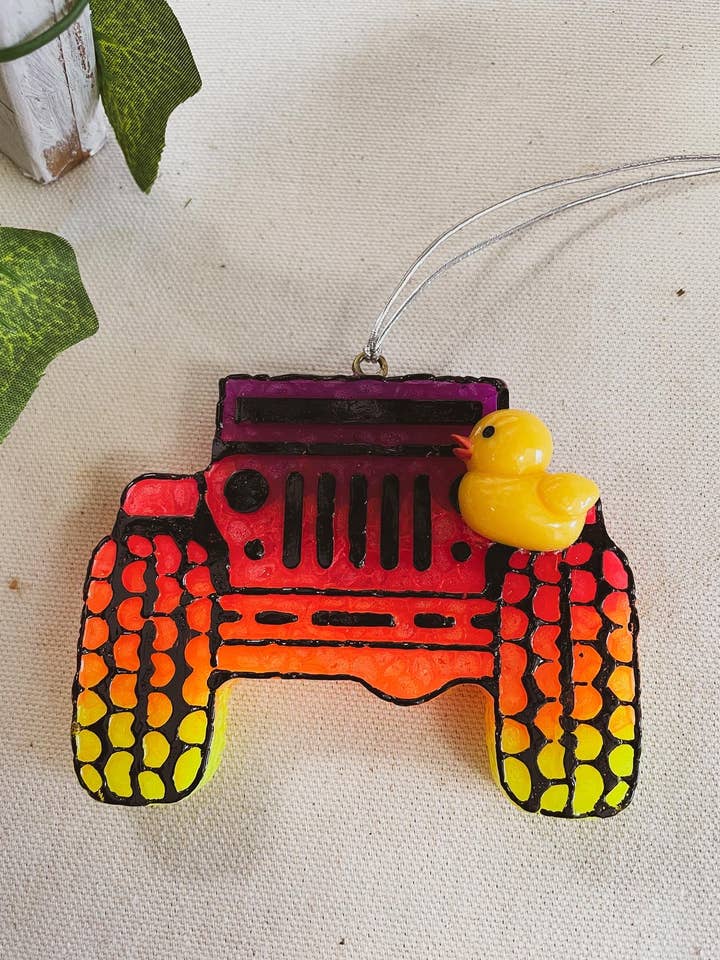 Freshie Désodorisant pour voiture tout-terrain inspiré de Jeep pour la vente par Woven Knots