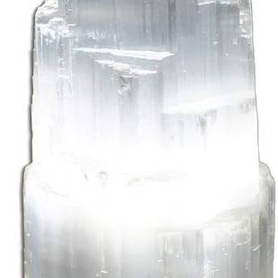 Crystal Deal - Wholesale Accent/desk lamp - 8" Selenite Lamp Stone Crystal Rock Lamps Switch cord bulbs2