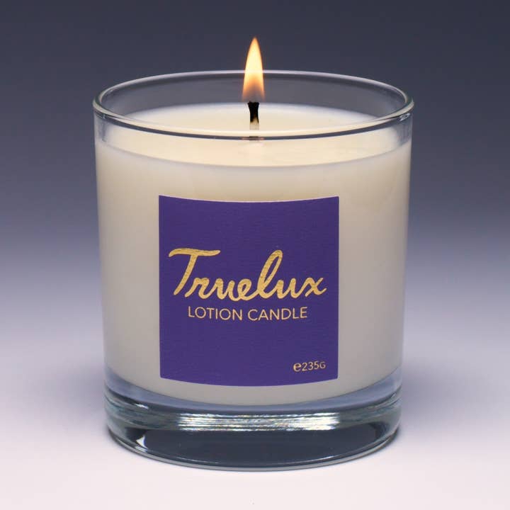 Lavender Soy Lotion Candle (Lavender + Jasmine) for wholesale by Truelux