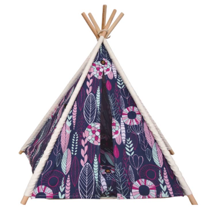 Pebblina - Wholesale Pet bed – Dog - Feathery Dreams Dog Teepee Tent1