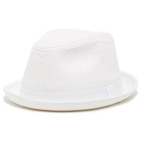 Chapéu branco de Fedora por atacado de Born To Love