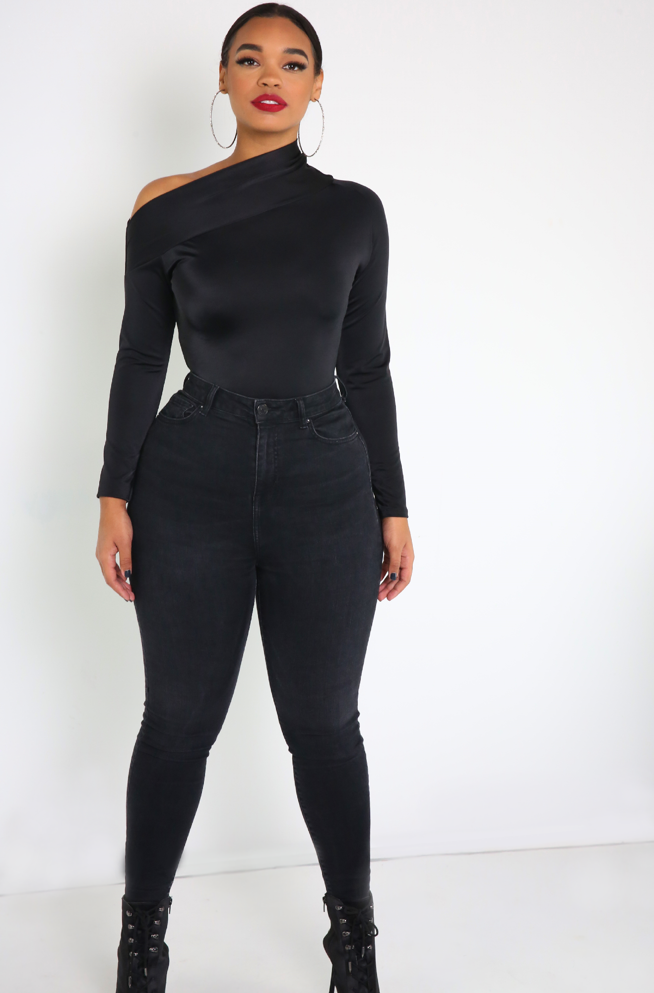 REBDOLLS - Wholesale Bodysuit - Women's - Zoe Drop Shoulder Bodysuit0