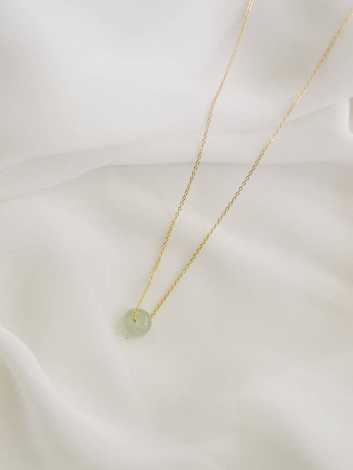 Green Jade Necklace for wholesale by Heritage & Bloom