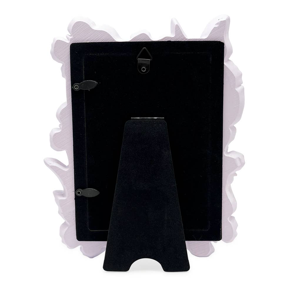 Isaac Jacobs International – Moldura por atacado – Porta-retratos em borboleta ornamentada Isaac Jacobs 4x6 Cavalete e Gancho1